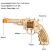 ROKR 3D Wooden Puzzle Self Assemble Game Toys Mechanical Gun