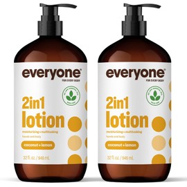 Everyone Lotion, Coconut and Lemon, 32 Ounce, 2 Count