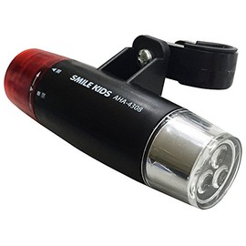 sumairukizzu (Smile Kids) Front and Rear Double Light [Brightness 14 Lumens/Practical Lit about 10 Hours] AHA – 4308