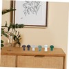 FUNOMOCYA 12pcs Mushroom Shape Decorations Crystal Stone Mushroom Sculpture Adornment