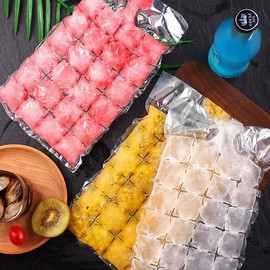 LAPONO Pack of 720 Cooler Bags Disposable Ice Bag Flexible Ice Cube Tray Mould Ice Maker Ice Bag Ice Bag Freezer Blocks Ice Cube Bags Disposable Ice Cube Trays Ice Cube Bags Bags