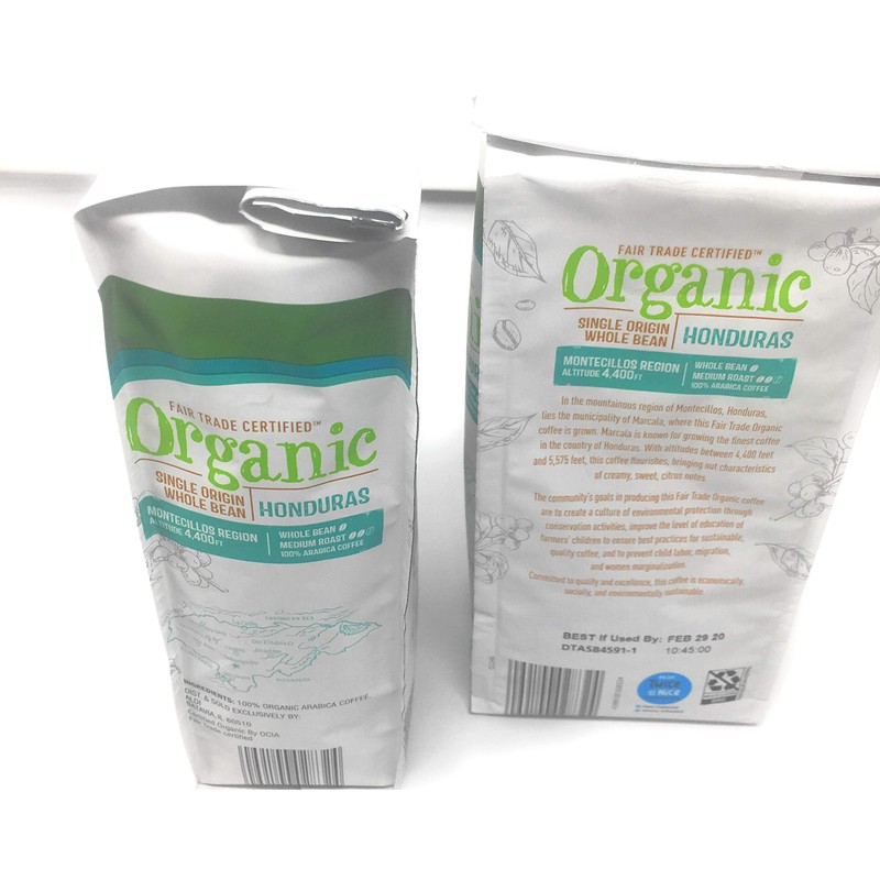 Simply Nature Organic Honduras Coffee Whole Bean - Medium Roast