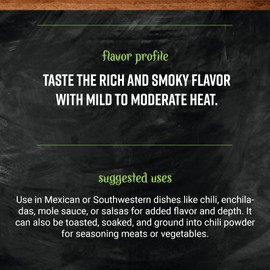 Frontier Bulk Ancho Chili Peppers 2,000 HU Whole, 16 Ounce