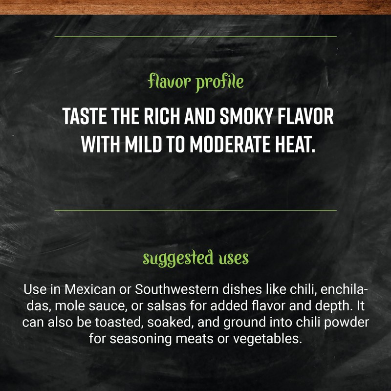 Frontier Bulk Ancho Chili Peppers 2,000 HU Whole, 16 Ounce