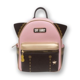 Spy x Family Anime Anya Pink PU Mini Backpack with Horns