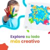 Kit 4 Mesas Didáctica Infantil Con Portavasos Mesa De Juegos