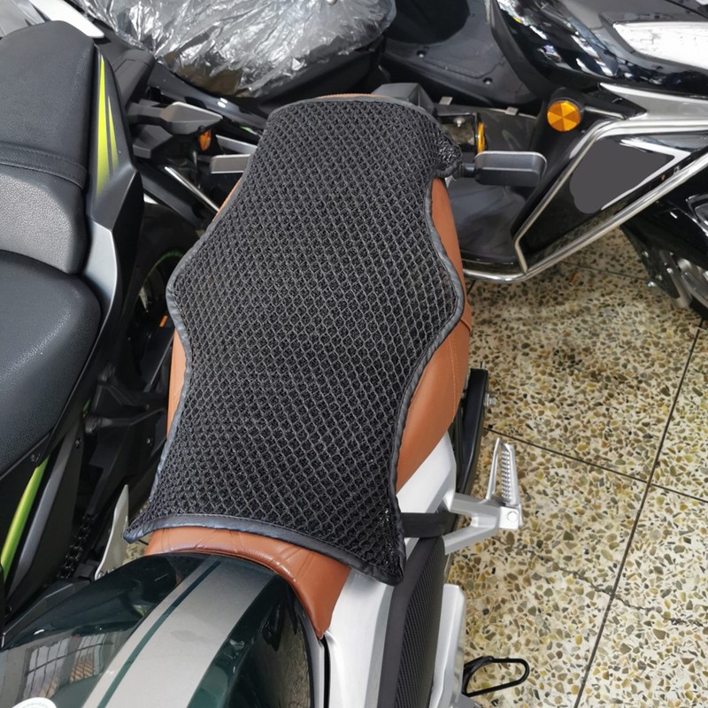 Motorcycle Double Layer Cushion Sunscreen and Waterproof Motorbike Seat Mat