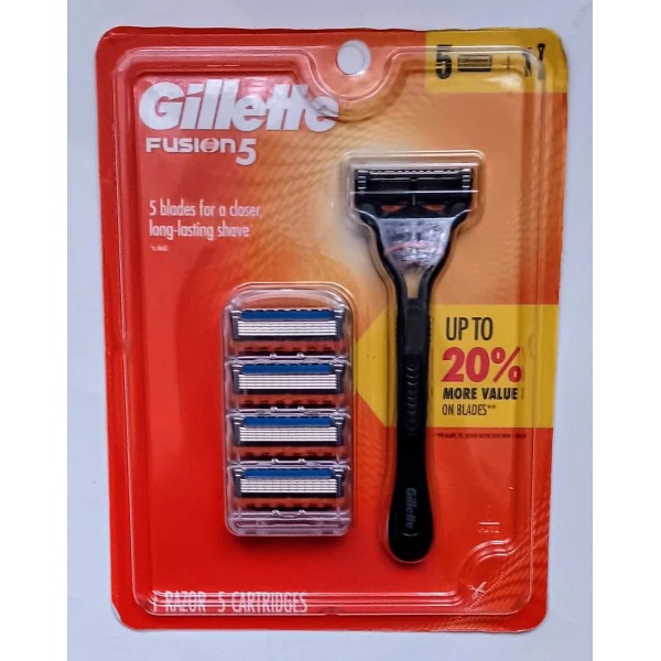 Gillette FUSION 5 Gillette Fusion5, 1 Razor 5 Cartridges FAST