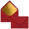 50 x B6 envelopes with gold inner lining, 12.5 x
