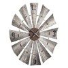 SEI Furniture Rustic Windmill Wall Clock - Large Oversized Clock