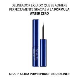 Missha México Oficial Ultra Powerproof Liquid Liner Negro Semimate