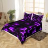 Castle Fairy Abstract Duvet Cover Queen Size,3D Modern Cool Geometric