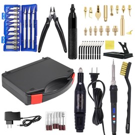 Anyman 3D Printer Finishing and Smoothing Tools Kit Includes Digital Soldering Iron, Deburring Tool, Electric Polishing Machine for 3D Printer Removal, Cleaning, and Finishing