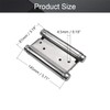 MroMax Double Action Spring Hinge 5 inches Stainless Steel Brushed
