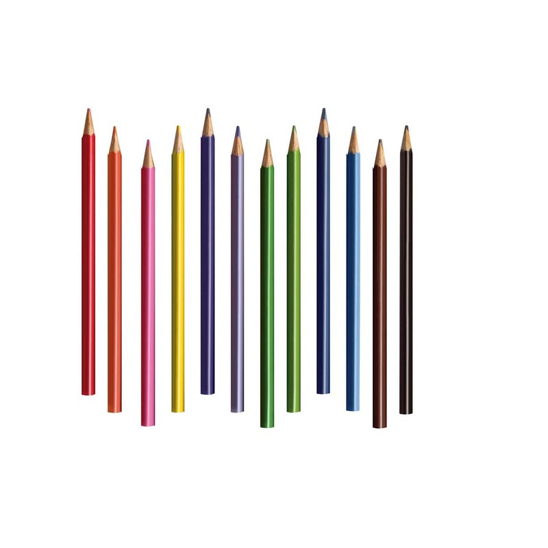 BIC Lápices de Colores Evolution Triangular Hecho de Resina No