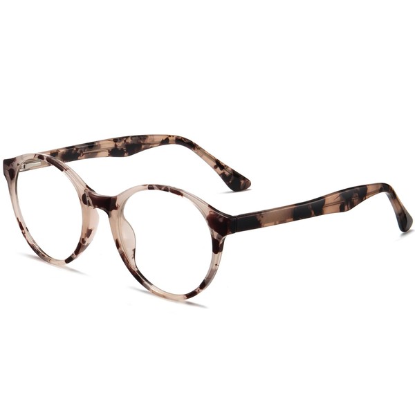 ANRRI Retro Round Blue Light Blocking Glasses Women Men Computer