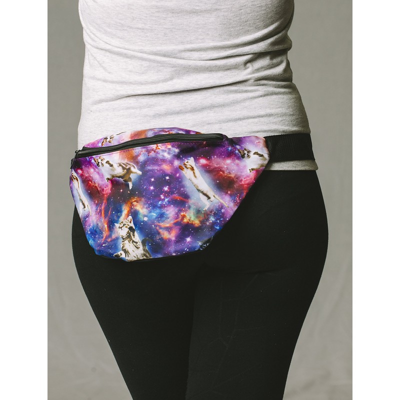 Funny Guy Mugs Space Cat 2 Fanny Pack