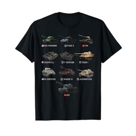 World Tanks Type American Enthusiast Military Lover Machine T-Shirt