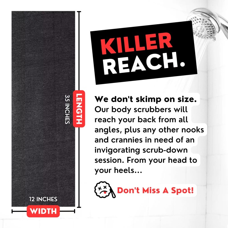 Bye Bye Loofah Extra Rough Exfoliating Washcloth - Extreme Body