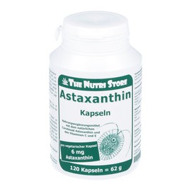 The Nutri Store Astaxanthin 6 mg vegane Kapseln, 120 Stück