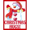 Handmade Christmas Hugs! Cute Snowman Ready for Some Love! Refrigerator