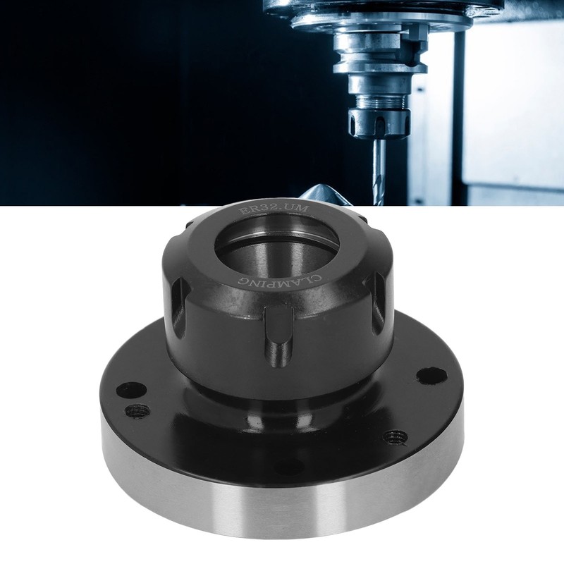 Collet Carbon Steel 80mm Diameter Chuck Lathe Accessory for CNC