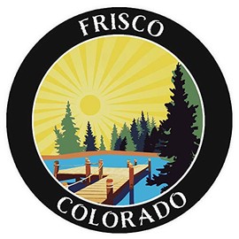 Lake Dock - Frisco - Colorado 3.5" Window Car Truck Sticker Decal Vacation Adventure Theme Novelty Applique