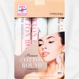 Traders Premium Cotton Cotton Pads 900 Sheets / 트레이더스 프리미엄 순면 화장솜 900매