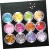 FOMIYES Diy Nail Art Glitter Shaped Sequins 50g Glitter Powder