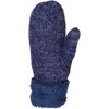 styleBREAKER 09010031 Women's Warm Winter Knitted Mittens, Gloves with Diamond