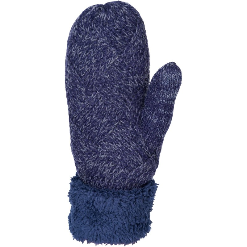 styleBREAKER 09010031 Women's Warm Winter Knitted Mittens, Gloves with Diamond