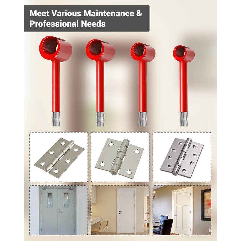 Tofcbye Hinge Gap Adjustment Wrench Set, Heavy Door Hinge Adjustment