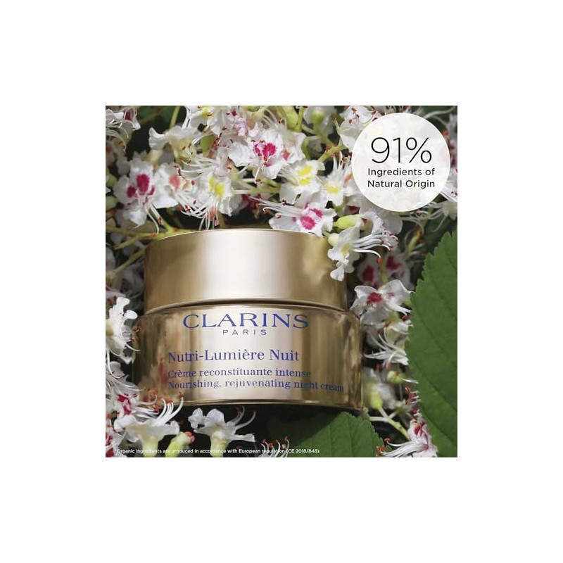 Clarins Nutri-Lumiere Night Cream Cream Unisex 1.6 oz