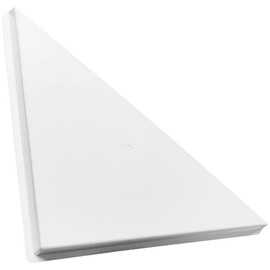 Corner Air Diverter (Triangle) for 2'x2' Ceiling Air Diffuser-Package of 2
