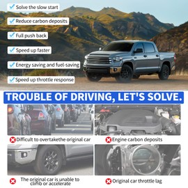 YIBEICO Throttle Response Controller, 9 Drive 9-Mode Smart Electronic Racing Pedal Accelerator for Toyota 4Runner Tundra Land Cruiser(J200) Prius Camry Corlla Lexus GX 460 (898)