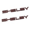 Pack of 2 Shelby Emblem 3D Car Badge Stickers Letters