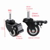 4Pcs 1.5 Inch Heavy Duty Caster Wheels Swivel Casters with