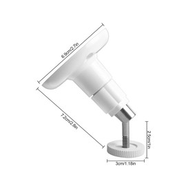 2Pcs Camera Wall Mount Bracket, Jagowa 360° Adjustable Security Camera Mounting Brackets for Ring Surveillance Camera Holder (White)