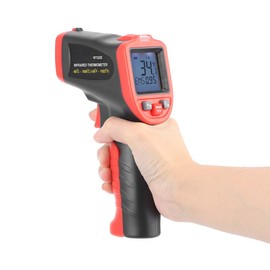 Jeanoko Industrial Thermometer Hand?Held Portable LCD Digital Non?Contact Infrared Thermometer Temperature Meter ?50??1050?Testers and Detectors