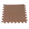 10pcs Cotton Linen Interlocking Carpet Tiles Anti Slip Floor Protection