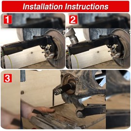 RJSPHH 8629 Universal Wheel Bearing Hub Removal Tool Replace for ATD Tools, Compatible with All Axle Bolt Hubs (5, 6 and 8 Lug Hubs).