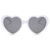 Long Keeper Polarised Sunglasses Heart Shape - Vintage Heart Sunglasses