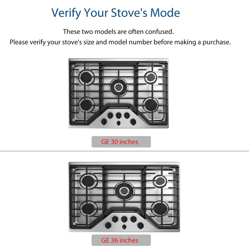 bezoku Stove Cover For GE 36 Inch Gas Range Model