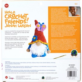 Boye Jonah's Hands - Kit de ganchillo para principiantes para niños y adultos, multicolor, 12 piezas, talla S