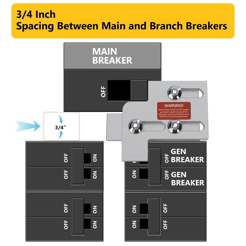 PFCKE Generator Interlock Kit Compatibles with Square D QO &