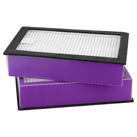 HASME 107005 Vacuum Cleaner Hepa Filter Replacement for Proteam Fits for Proteam Vacuum Models SHV100 1200XP and 1500XP, 4 1/2" x 2 3/4" x 1", 2-Pack