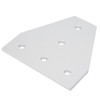 203040 T Shape Joining Plate Aluminium Alloy 5‑Hole Joint Bracket
