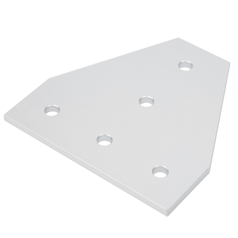 203040 T Shape Joining Plate Aluminium Alloy 5‑Hole Joint Bracket