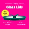 Anyday 2-Pack (2-Cup) Glass Food Storage Set with Glass Lids
