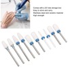 10 Piece Ceramic Nail Cutter Bit Set Manicure Drill Bits